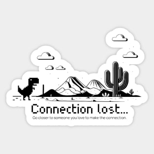 Love Connection Lost Sticker